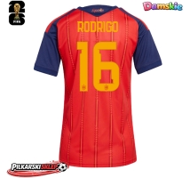 Hiszpania Rodri Hernandez #16 Koszulka Podstawowa damskie MŚ 2026 Krótki Rękaw