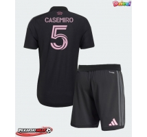 Inter Miami Casemiro #5 Koszulka Wyjazdowa dzieci 2026-27 Krótki Rękaw (+ krótkie spodenki)
