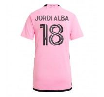 Inter Miami Jordi Alba #18 Koszulka Podstawowa damskie 2024-25 Krótki Rękaw