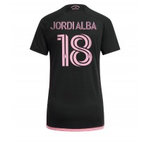 Inter Miami Jordi Alba #18 Koszulka Wyjazdowa damskie 2024-25 Krótki Rękaw