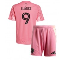 Inter Miami Luis Suarez #9 Koszulka Podstawowa dzieci 2025-26 Krótki Rękaw (+ krótkie spodenki)