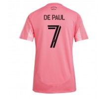 Inter Miami Rodrigo De Paul #7 Koszulka Podstawowa damskie 2025-26 Krótki Rękaw