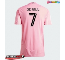 Inter Miami Rodrigo De Paul #7 Koszulka Podstawowa damskie 2026-27 Krótki Rękaw