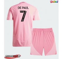 Inter Miami Rodrigo De Paul #7 Koszulka Podstawowa dzieci 2026-27 Krótki Rękaw (+ krótkie spodenki)