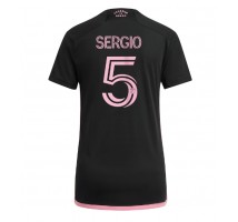 Inter Miami Sergio Busquets #5 Koszulka Wyjazdowa damskie 2023-24 Krótki Rękaw