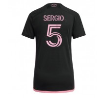 Inter Miami Sergio Busquets #5 Koszulka Wyjazdowa damskie 2024-25 Krótki Rękaw