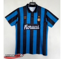 Inter Milan 1992-1994 Koszulka Retro Podstawowa Krótki Rękaw