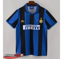Inter Milan 1995-1996 Koszulka Retro Podstawowa Krótki Rękaw