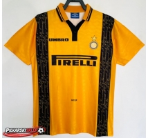 Inter Milan 1996-1997 Koszulka Retro Trzecia Krótki Rękaw