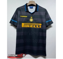 Inter Milan 1997-1998 Koszulka Retro Trzecia Krótki Rękaw
