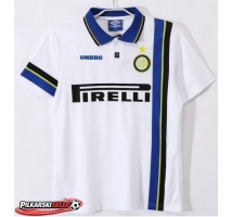 Inter Milan 1997-1998 Koszulka Retro Wyjazdowa Krótki Rękaw