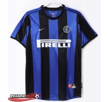 Inter Milan 1999-2000 Koszulka Retro Podstawowa Krótki Rękaw