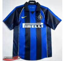 Inter Milan 2001-2002 Koszulka Retro Podstawowa Krótki Rękaw