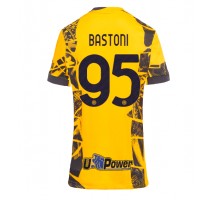 Inter Milan Alessandro Bastoni #95 Koszulka Trzecia damskie 2024-25 Krótki Rękaw