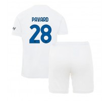Inter Milan Benjamin Pavard #28 Koszulka Wyjazdowa dzieci 2023-24 Krótki Rękaw (+ krótkie spodenki)
