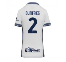 Inter Milan Denzel Dumfries #2 Koszulka Wyjazdowa damskie 2024-25 Krótki Rękaw