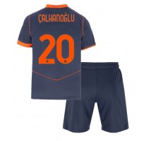 Inter Milan Hakan Calhanoglu #20 Koszulka Trzecia dzieci 2025-26 Krótki Rękaw (+ krótkie spodenki)