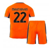Inter Milan Henrikh Mkhitaryan #22 Koszulka Trzecia dzieci 2023-24 Krótki Rękaw (+ krótkie spodenki)