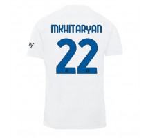 Inter Milan Henrikh Mkhitaryan #22 Koszulka Wyjazdowa 2023-24 Krótki Rękaw