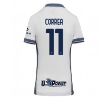 Inter Milan Joaquin Correa #11 Koszulka Wyjazdowa damskie 2024-25 Krótki Rękaw