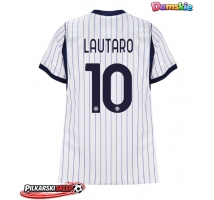 Inter Milan Lautaro Martinez #10 Koszulka Wyjazdowa damskie 2026-27 Krótki Rękaw