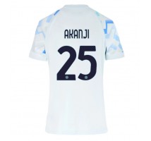 Inter Milan Manuel Akanji #25 Koszulka Wyjazdowa damskie 2025-26 Krótki Rękaw