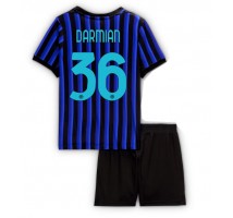 Inter Milan Matteo Darmian #36 Koszulka Podstawowa dzieci 2025-26 Krótki Rękaw (+ krótkie spodenki)