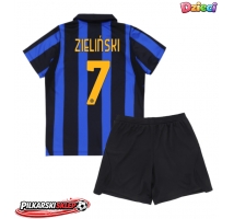 Inter Milan Piotr Zielinski #7 Koszulka Podstawowa dzieci 2026-27 Krótki Rękaw (+ krótkie spodenki)