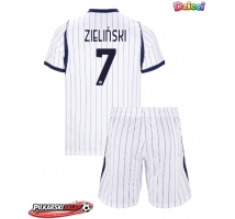 Inter Milan Piotr Zielinski #7 Koszulka Wyjazdowa dzieci 2026-27 Krótki Rękaw (+ krótkie spodenki)