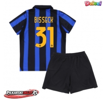 Inter Milan Yann Bisseck #31 Koszulka Podstawowa dzieci 2026-27 Krótki Rękaw (+ krótkie spodenki)