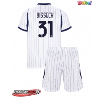 Inter Milan Yann Bisseck #31 Koszulka Wyjazdowa dzieci 2026-27 Krótki Rękaw (+ krótkie spodenki)