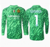 Inter Milan Yann Sommer #1 Bramkarskie Koszulka Podstawowa 2024-25 Długi Rękaw