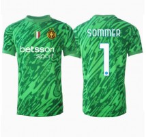 Inter Milan Yann Sommer #1 Bramkarskie Koszulka Podstawowa 2024-25 Krótki Rękaw