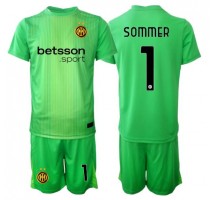 Inter Milan Yann Sommer #1 Bramkarskie Koszulka Trzecia dzieci 2025-26 Krótki Rękaw (+ krótkie spodenki)