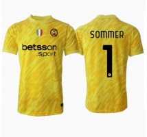 Inter Milan Yann Sommer #1 Bramkarskie Koszulka Wyjazdowa 2024-25 Krótki Rękaw