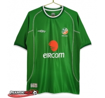 Irlandia 2002 Koszulka Retro Podstawowa Krótki Rękaw