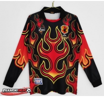 Japonia 1998 Bramkarskie Koszulka Retro Podstawowa Długi Rękaw