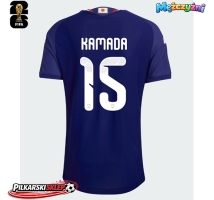 Japonia Daichi Kamada #15 Koszulka Podstawowa MŚ 2026 Krótki Rękaw