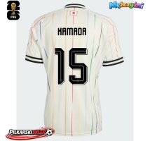 Japonia Daichi Kamada #15 Koszulka Wyjazdowa MŚ 2026 Krótki Rękaw