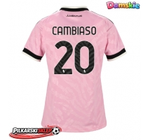 Juventus Andrea Cambiaso #20 Koszulka Wyjazdowa damskie 2026-27 Krótki Rękaw
