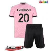 Juventus Andrea Cambiaso #20 Koszulka Wyjazdowa dzieci 2026-27 Krótki Rękaw (+ krótkie spodenki)