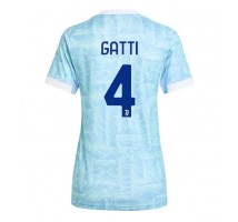 Juventus Federico Gatti #4 Koszulka Wyjazdowa damskie 2025-26 Krótki Rękaw