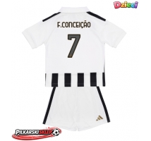 Juventus Francisco Conceicao #7 Koszulka Podstawowa dzieci 2026-27 Krótki Rękaw (+ krótkie spodenki)
