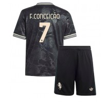 Juventus Francisco Conceicao #7 Koszulka Trzecia dzieci 2025-26 Krótki Rękaw (+ krótkie spodenki)