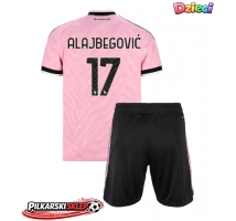 Juventus Kerim Alajbegovic #17 Koszulka Wyjazdowa dzieci 2026-27 Krótki Rękaw (+ krótkie spodenki)