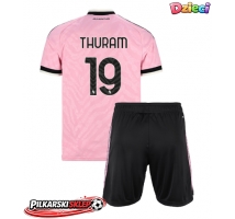 Juventus Khephren Thuram #19 Koszulka Wyjazdowa dzieci 2026-27 Krótki Rękaw (+ krótkie spodenki)