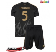 Juventus Manuel Locatelli #5 Koszulka Trzecia dzieci 2026-27 Krótki Rękaw (+ krótkie spodenki)