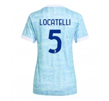 Juventus Manuel Locatelli #5 Koszulka Wyjazdowa damskie 2025-26 Krótki Rękaw