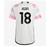 Juventus Moise Kean #18 Koszulka Wyjazdowa 2023-24 Krótki Rękaw