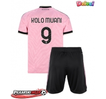 Juventus Randal Kolo Muani #9 Koszulka Wyjazdowa dzieci 2026-27 Krótki Rękaw (+ krótkie spodenki)